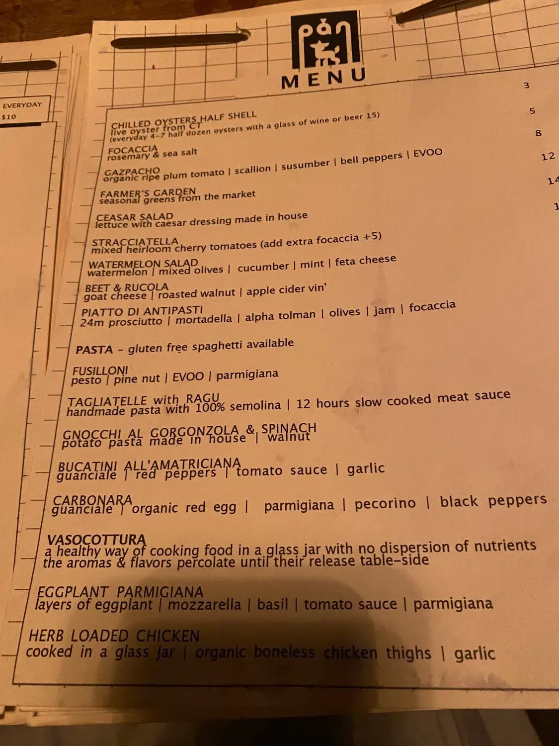 Menu 6