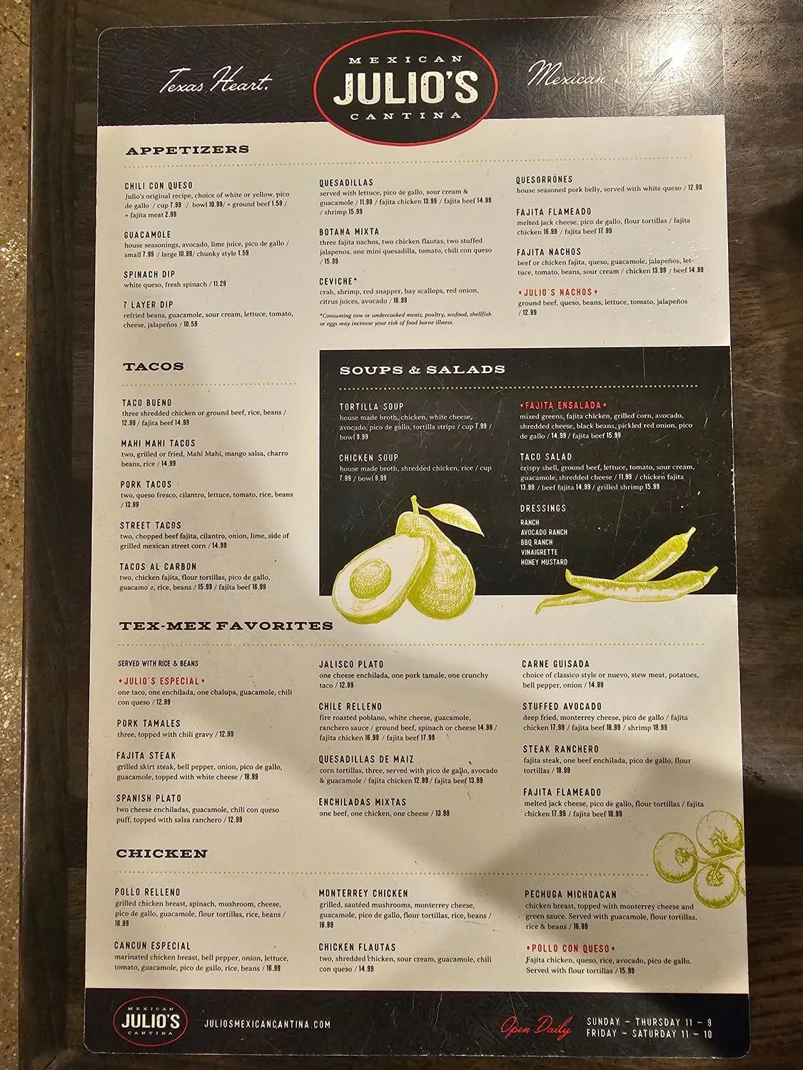 Menu 3