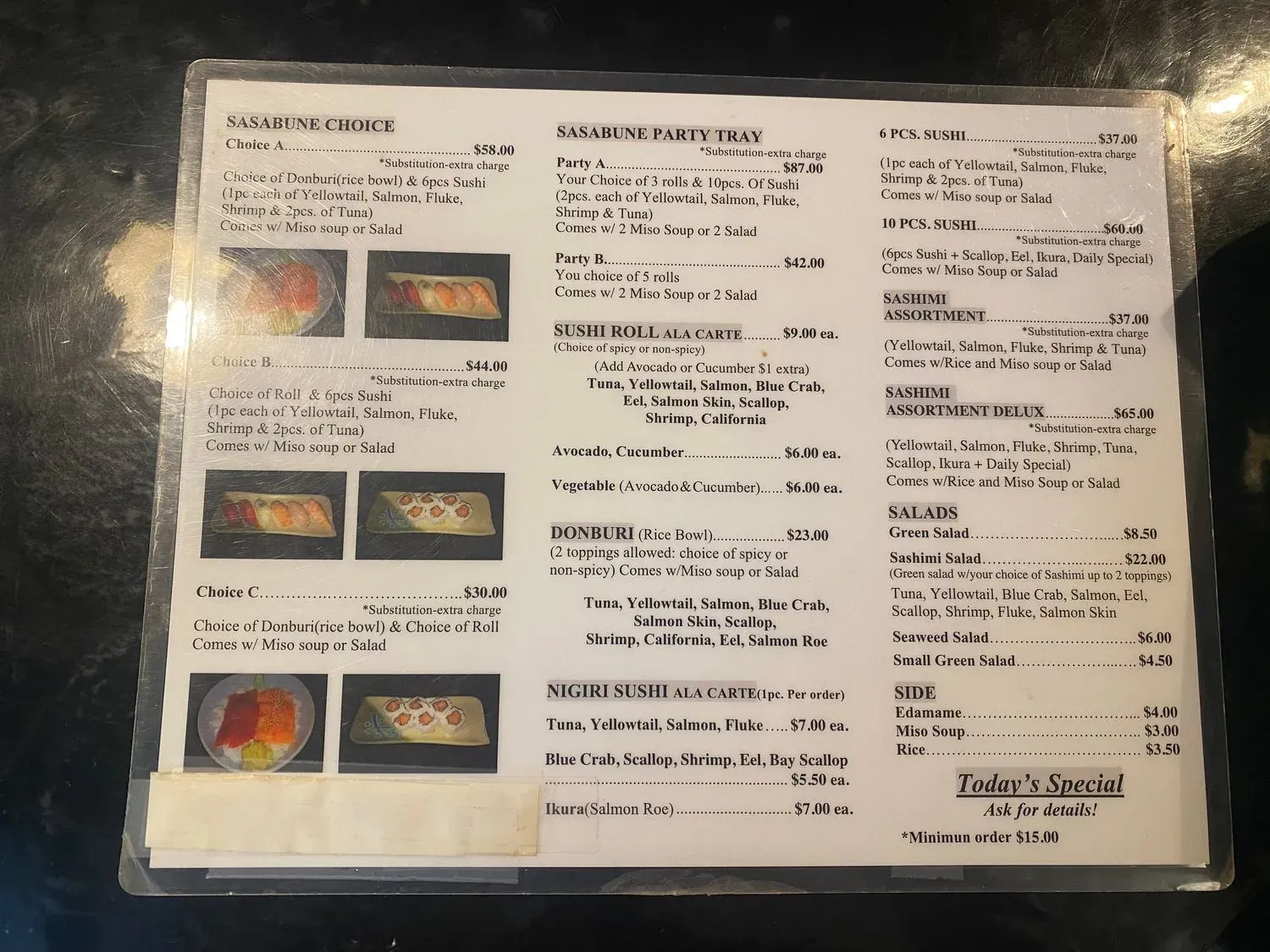 Menu 2