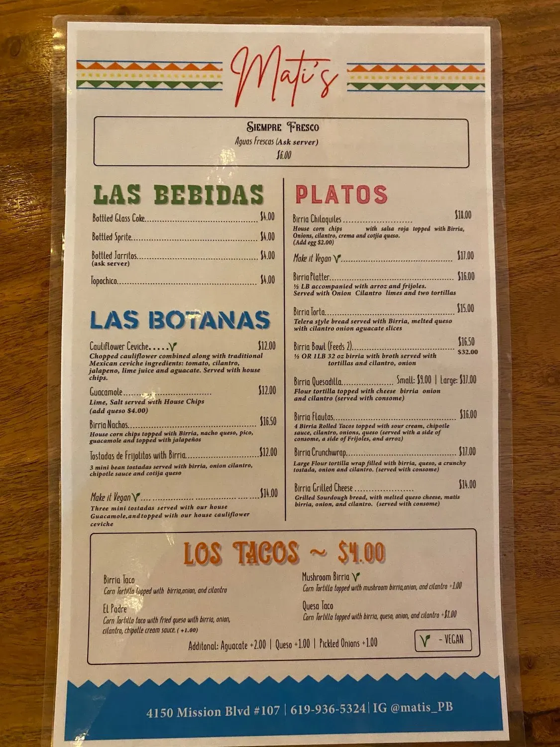 Menu 2