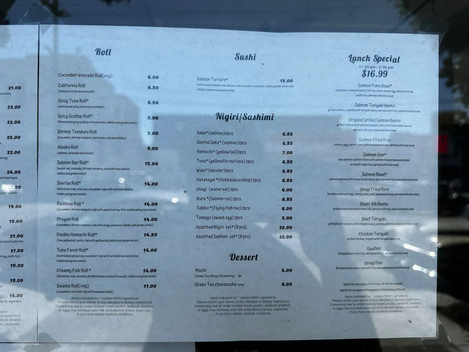 Menu 6