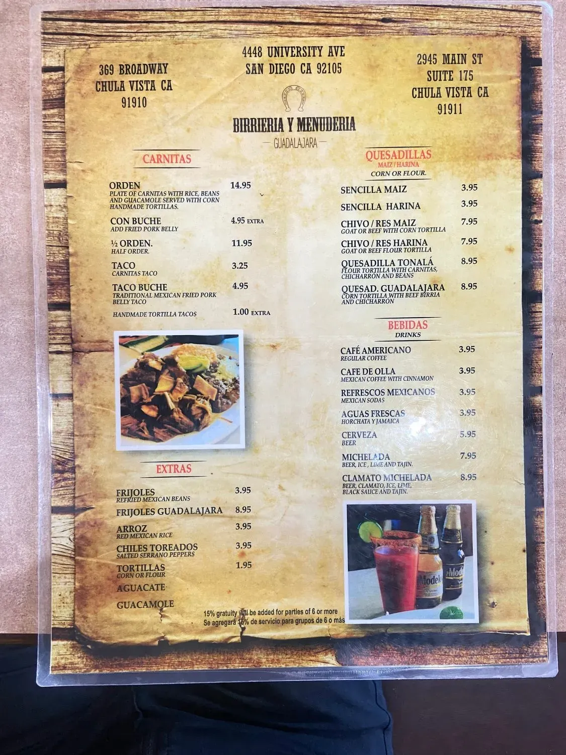 Menu 2