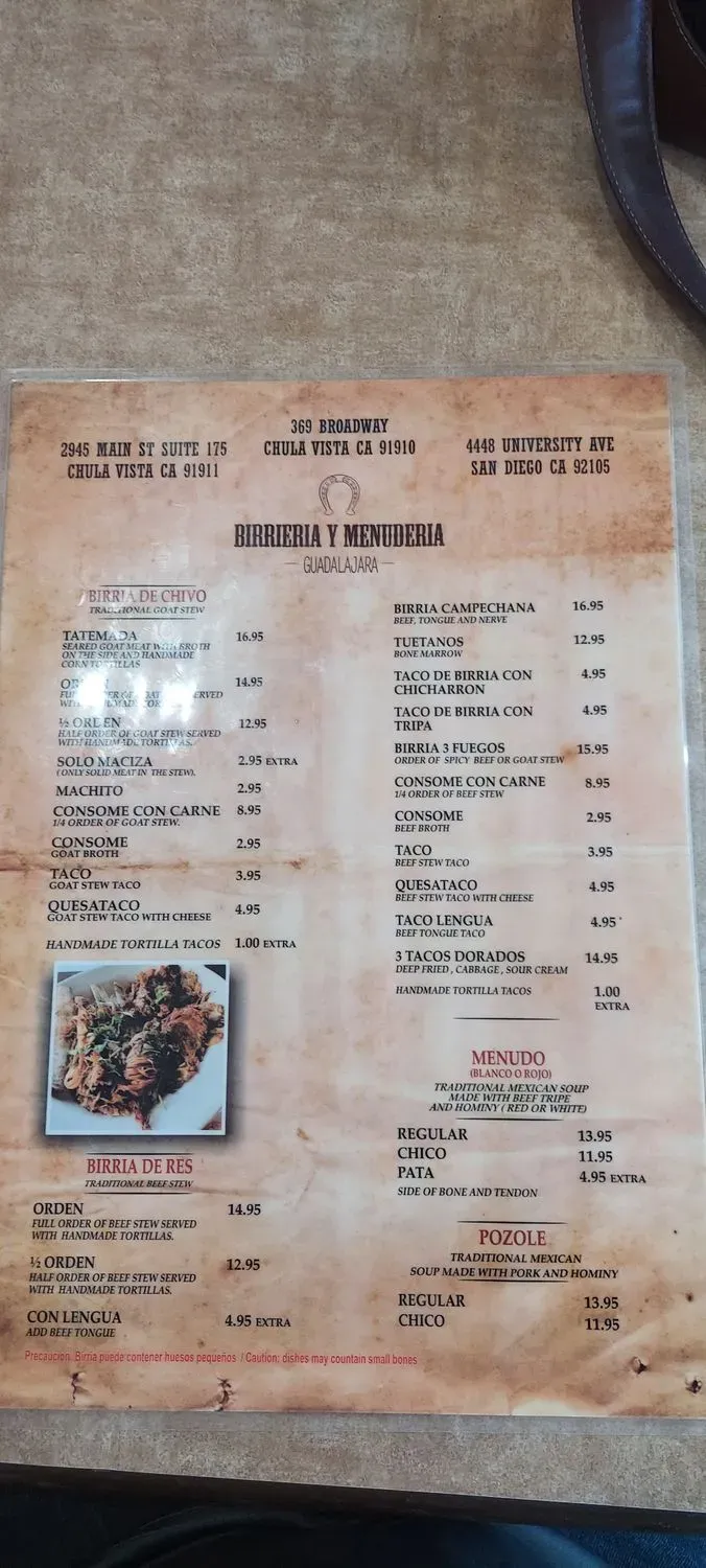 Menu 6