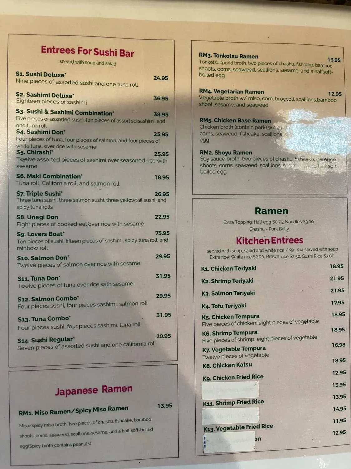 Menu 5