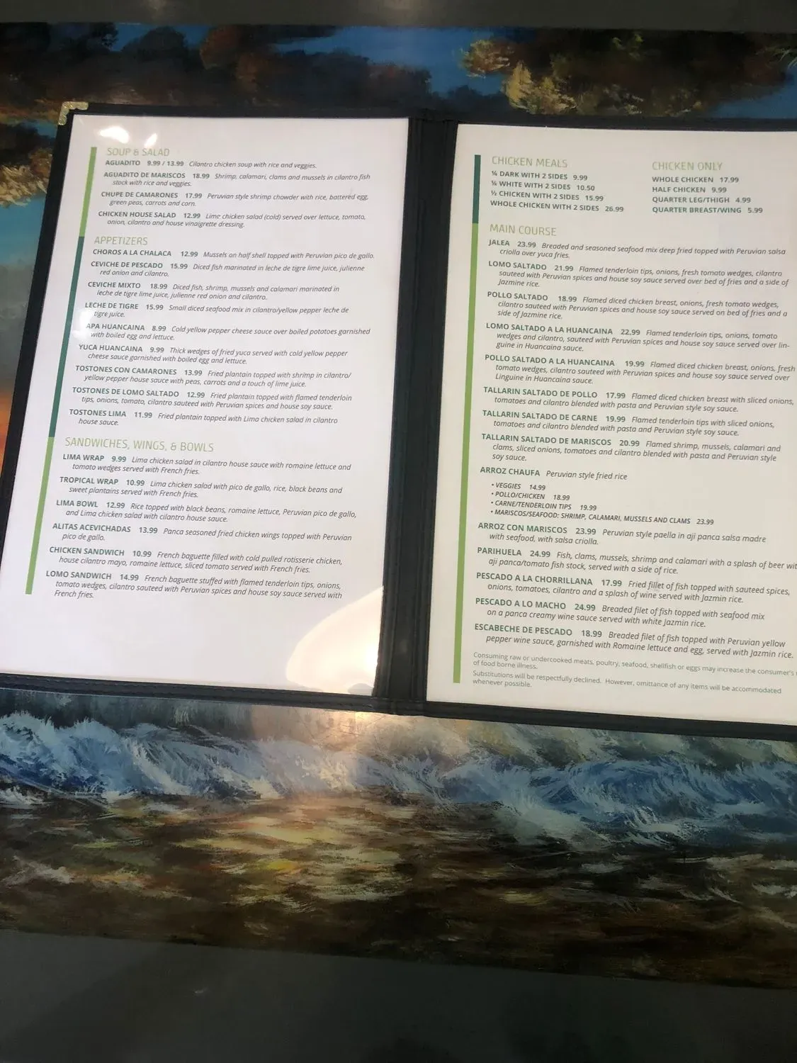 Menu 6