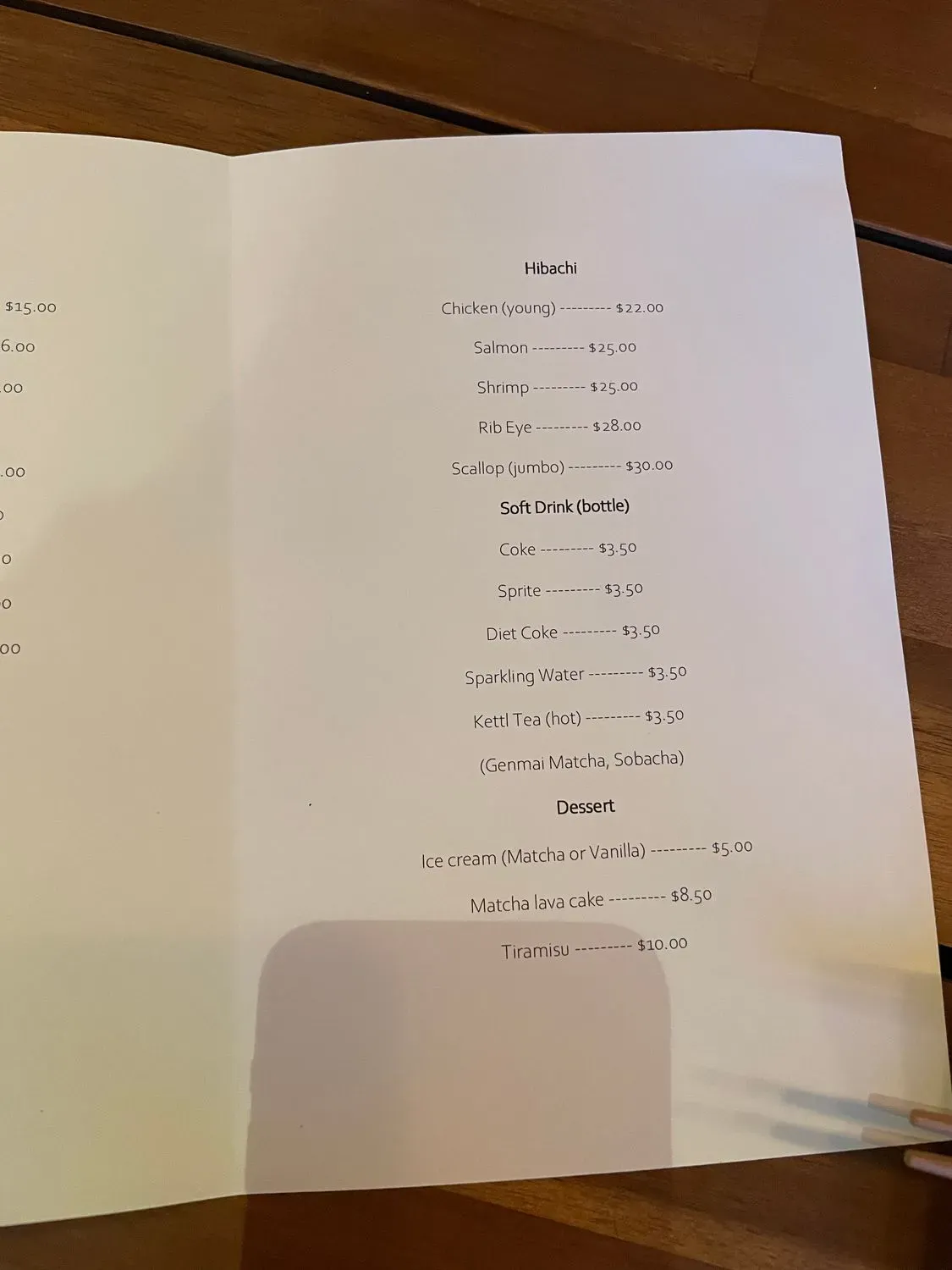 Menu 3