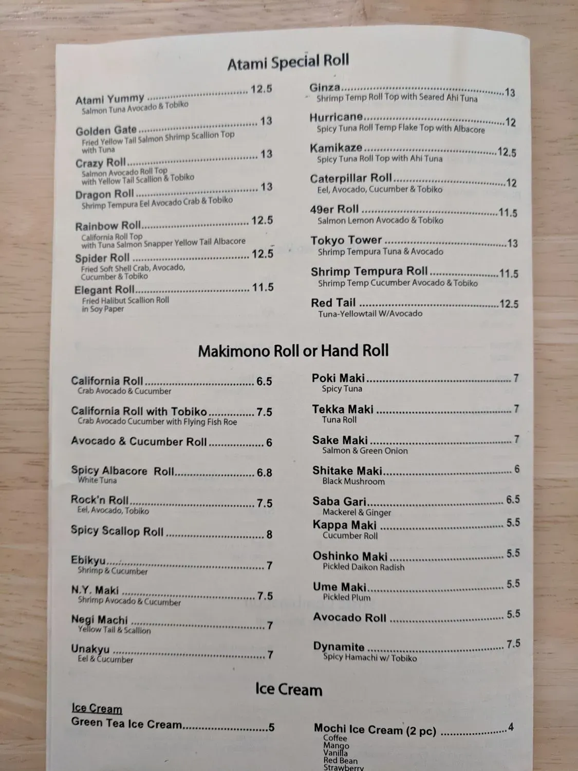 Menu 6