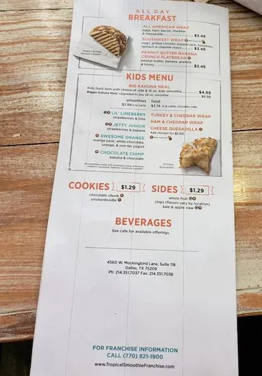 Menu 4