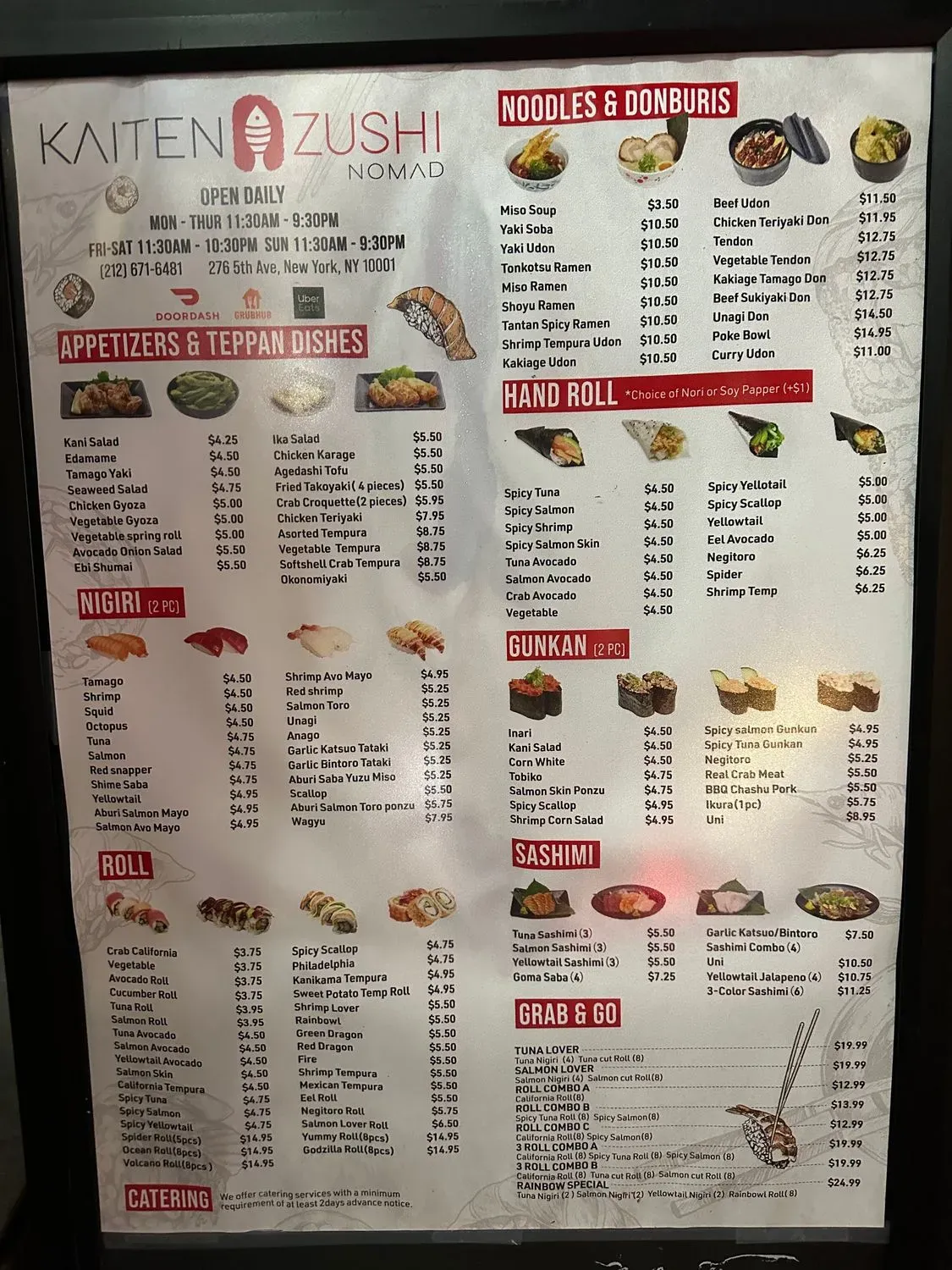 Menu 6