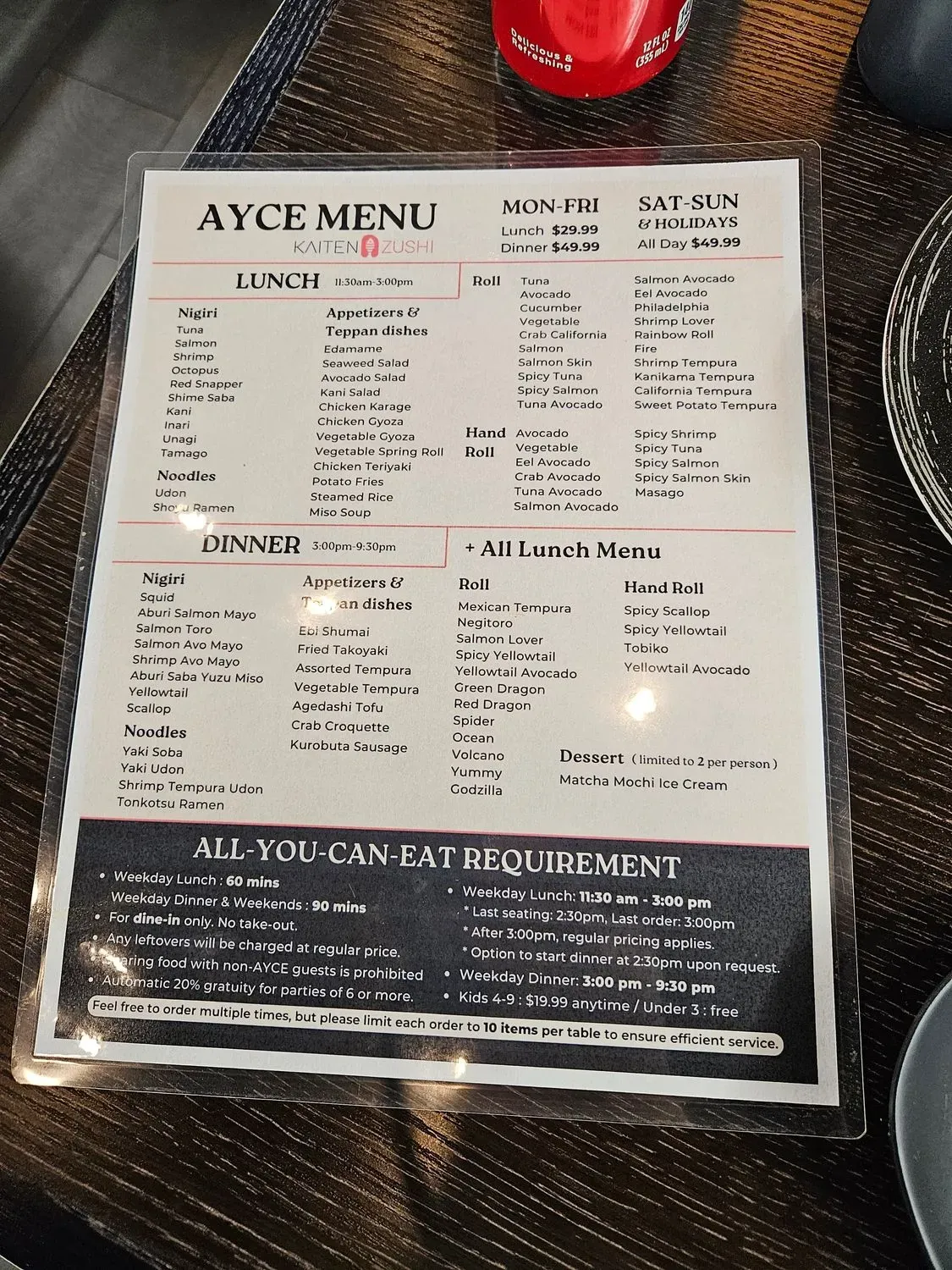 Menu 4