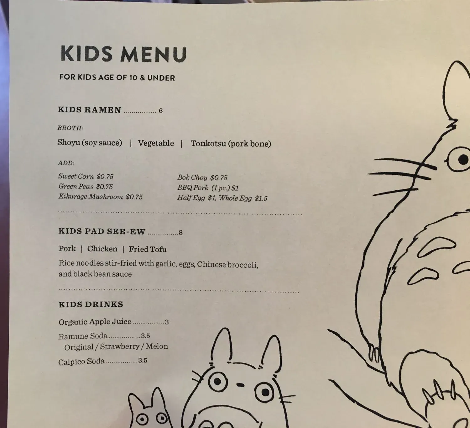 Menu 6