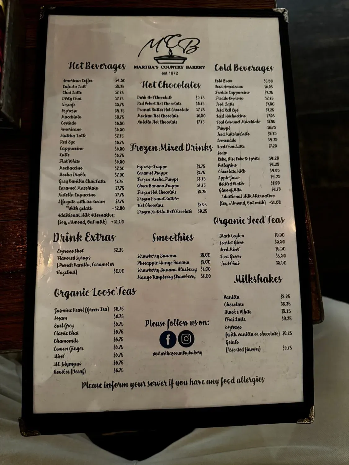 Menu 6