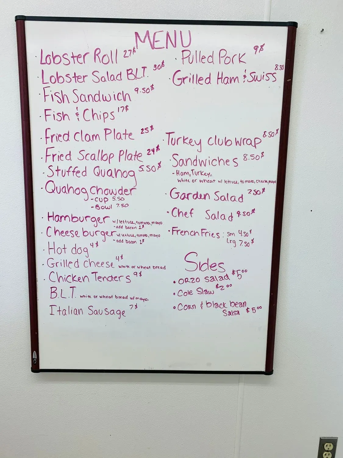 Menu 2