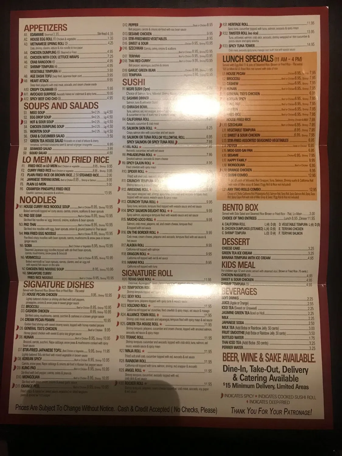 Menu 6