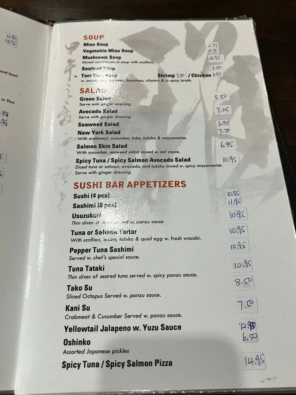 Menu 2