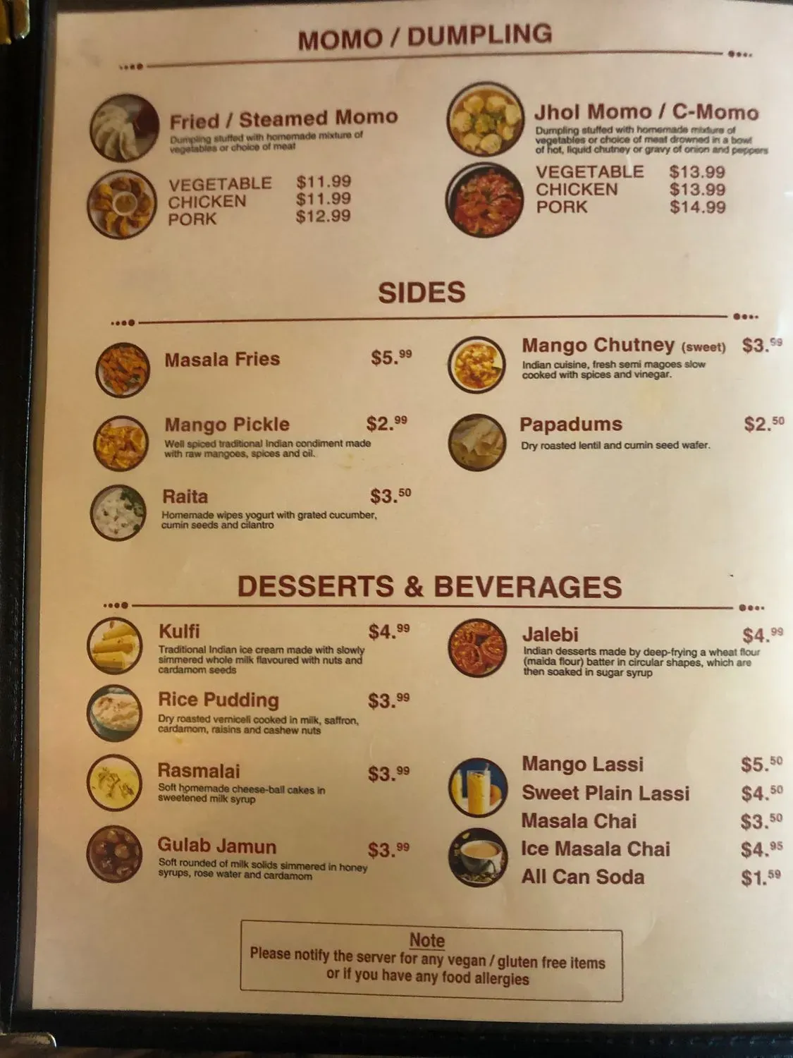 Menu 6