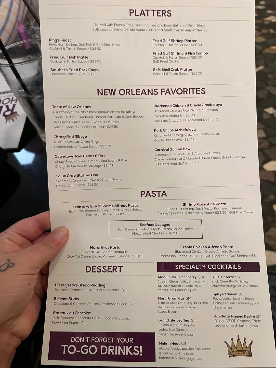 Menu 2