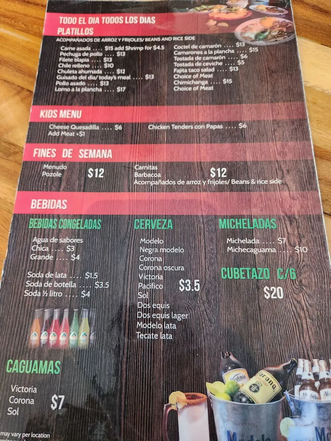 Menu 2