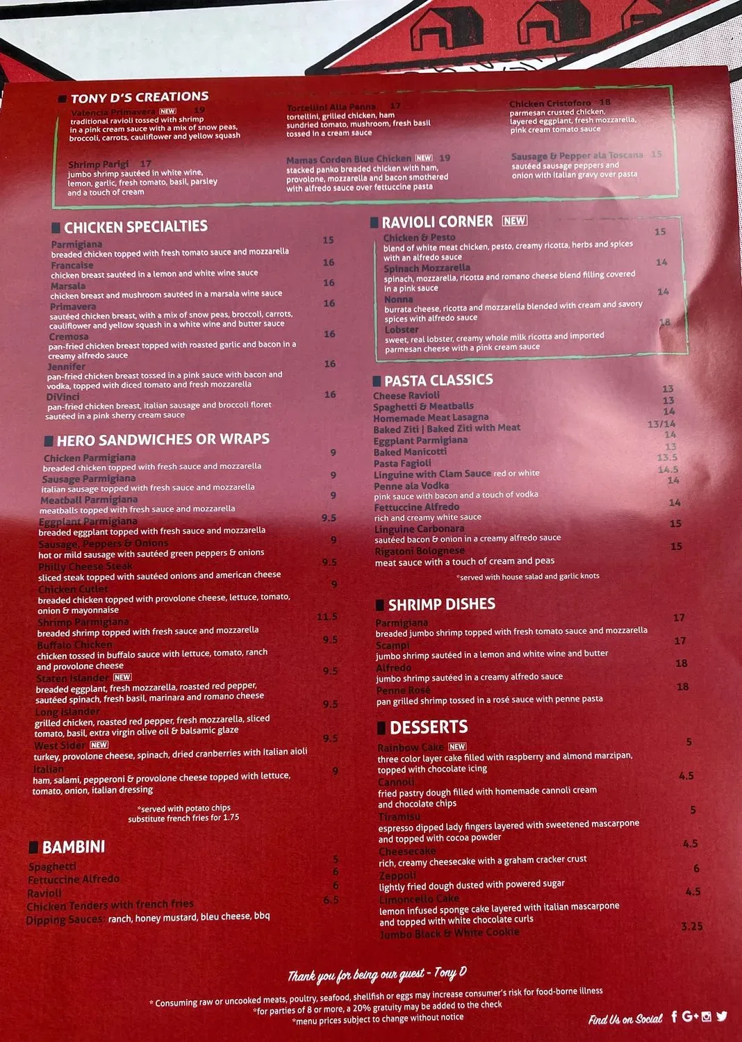 Menu 5