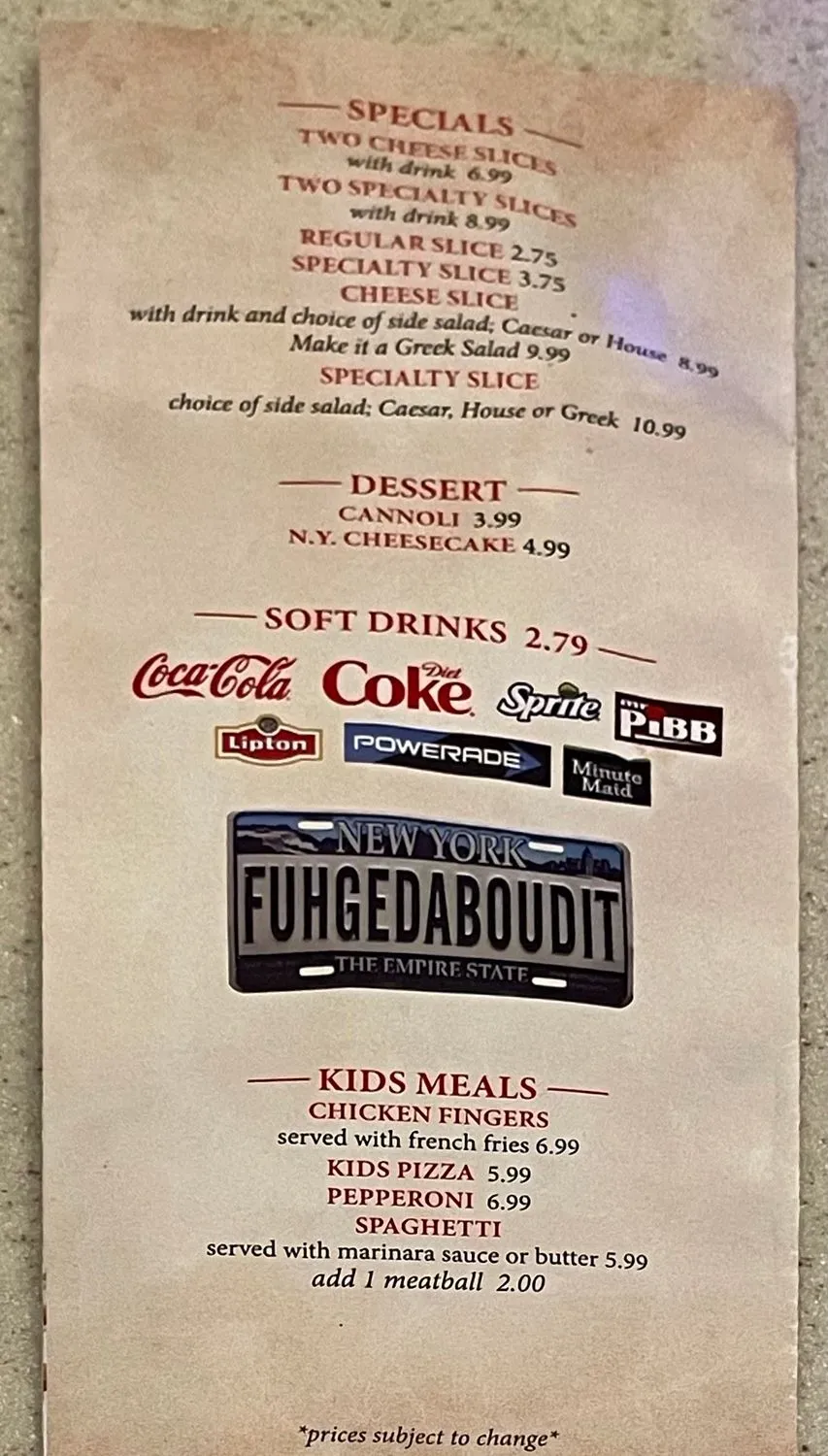 Menu 5