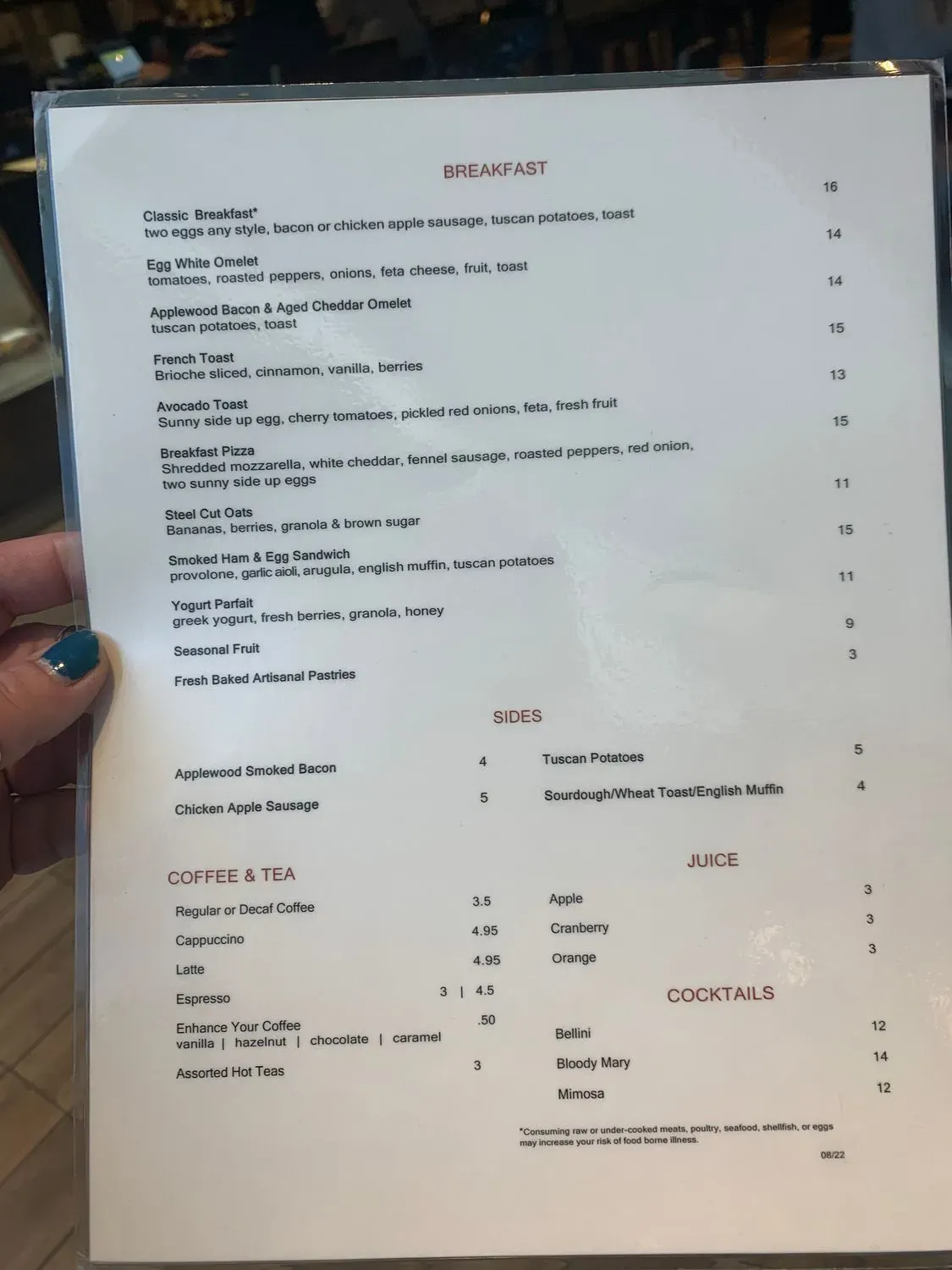 Menu 4