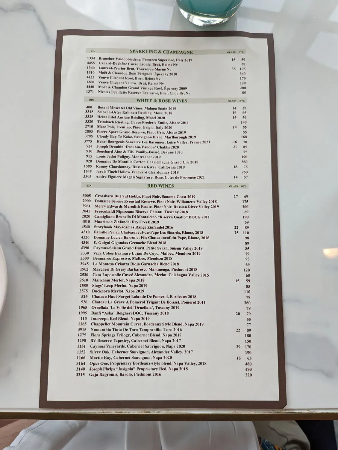 Menu 6