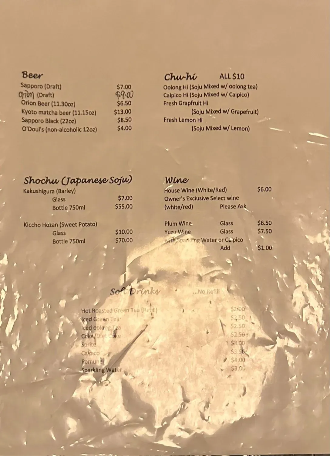 Menu 4