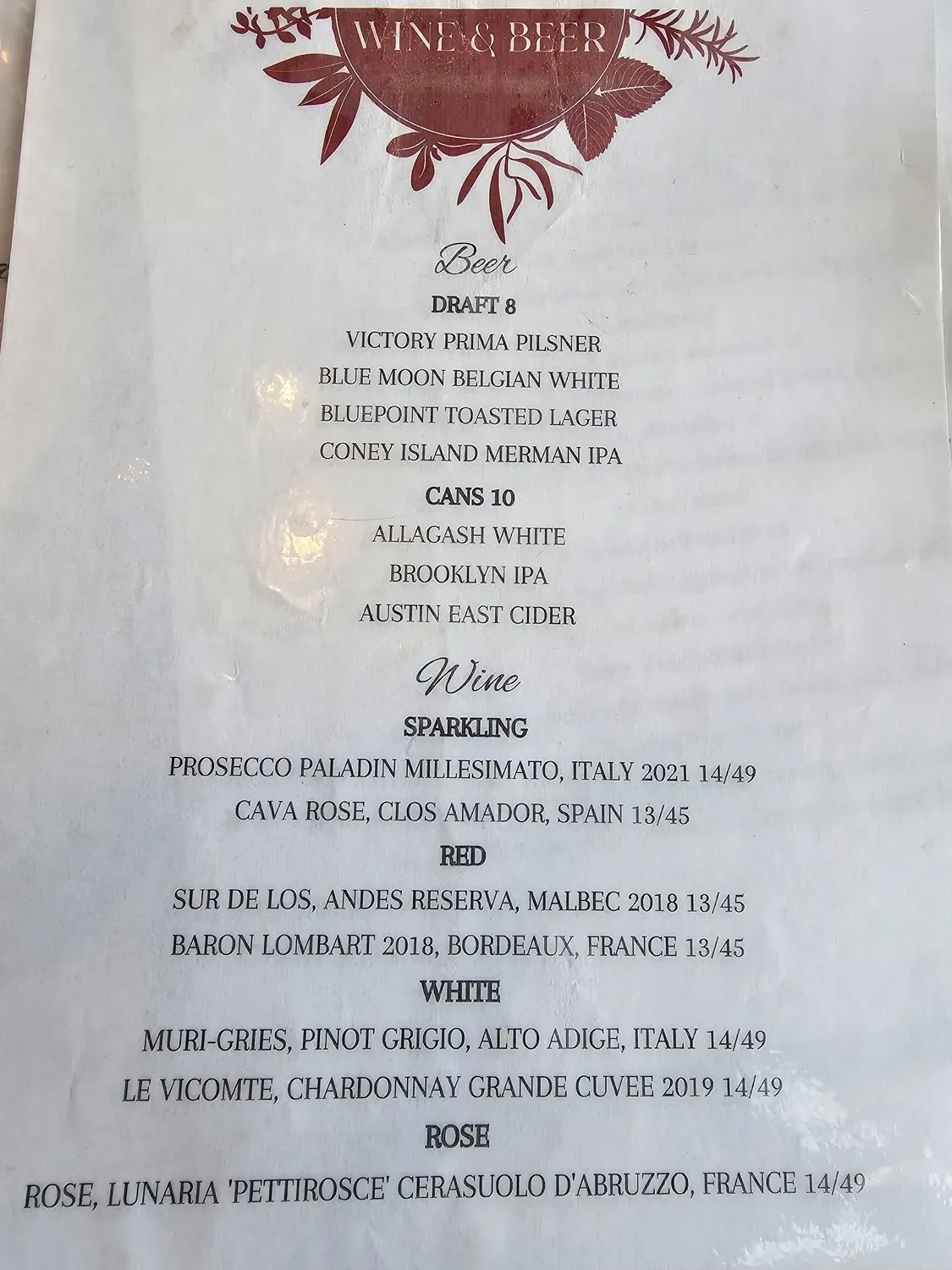 Menu 3