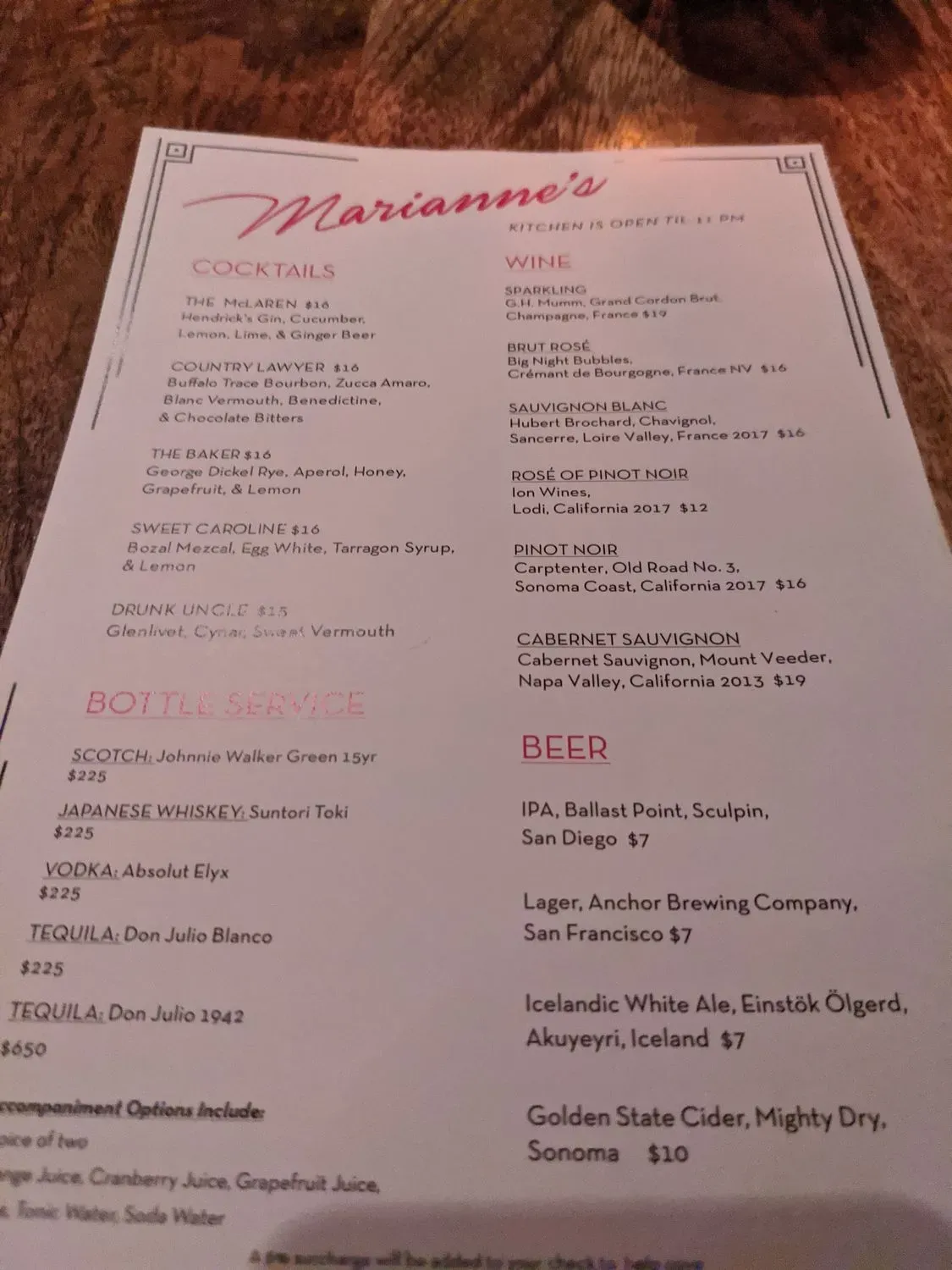 Menu 3