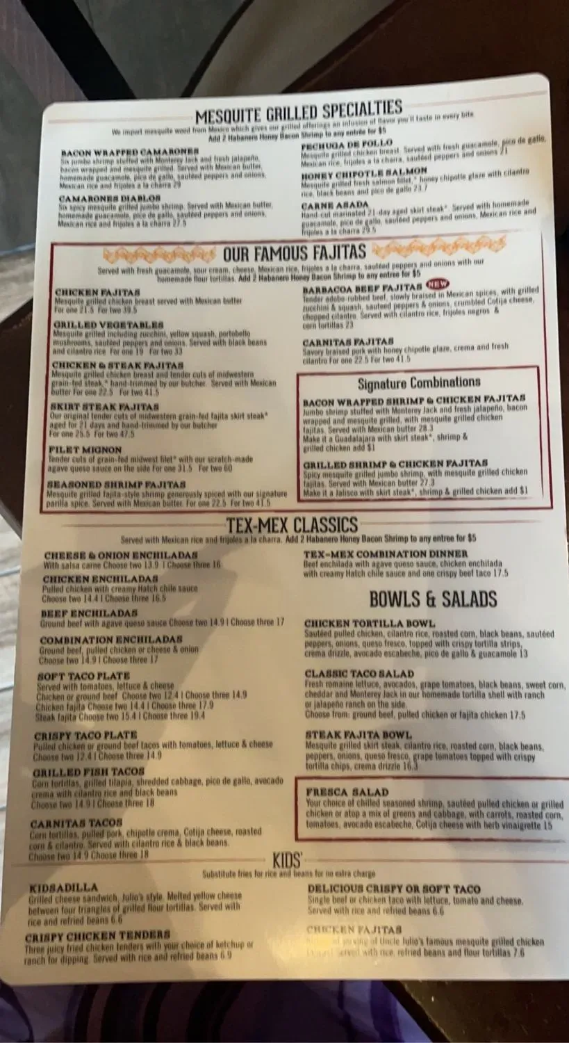 Menu 6