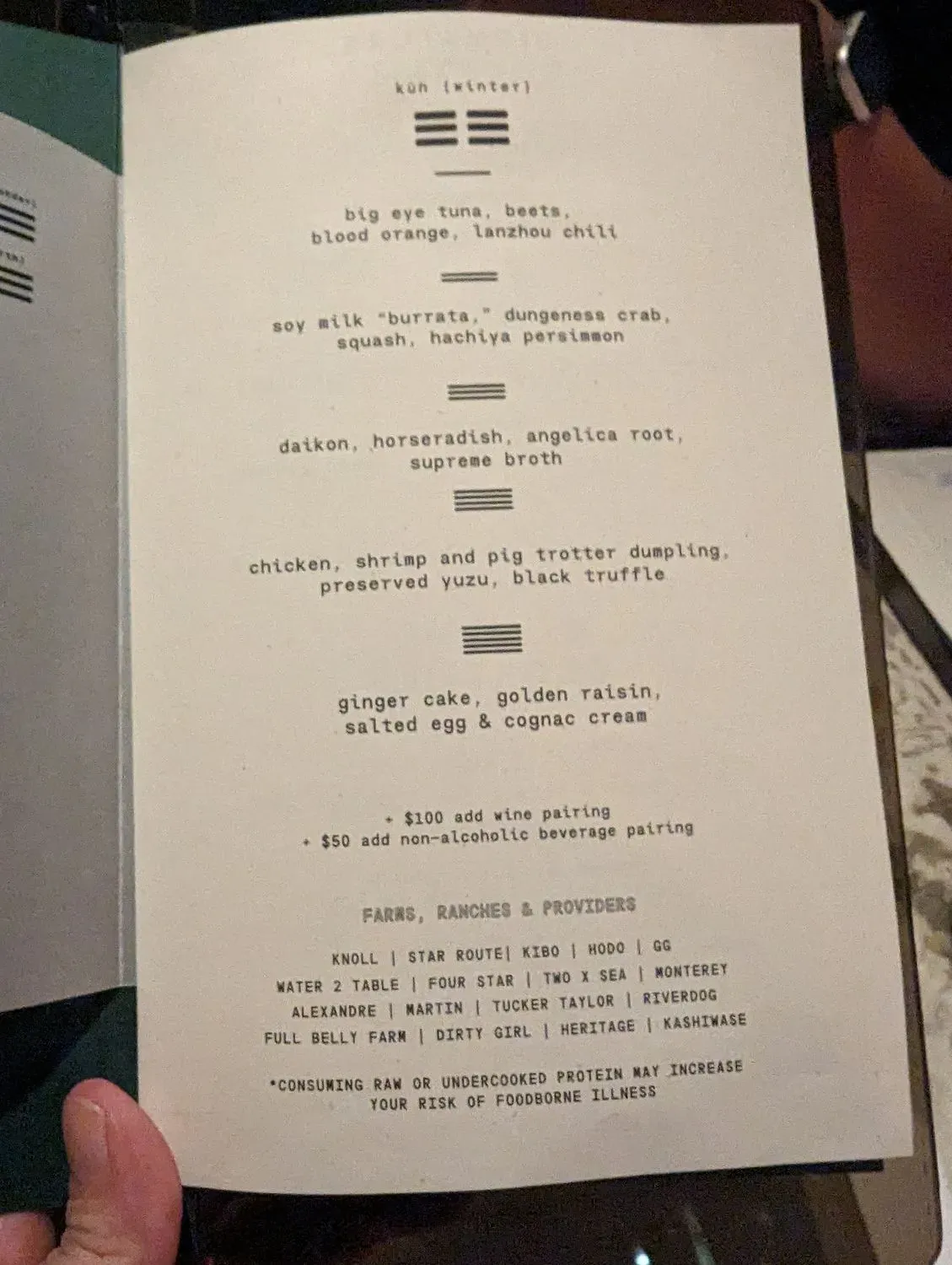 Menu 4