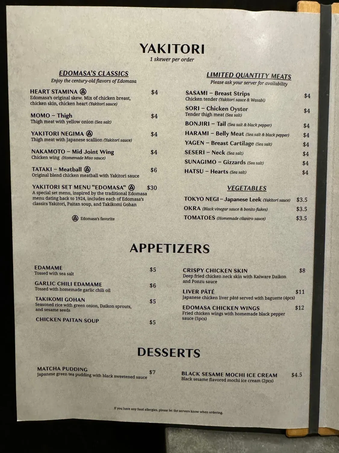 Menu 6