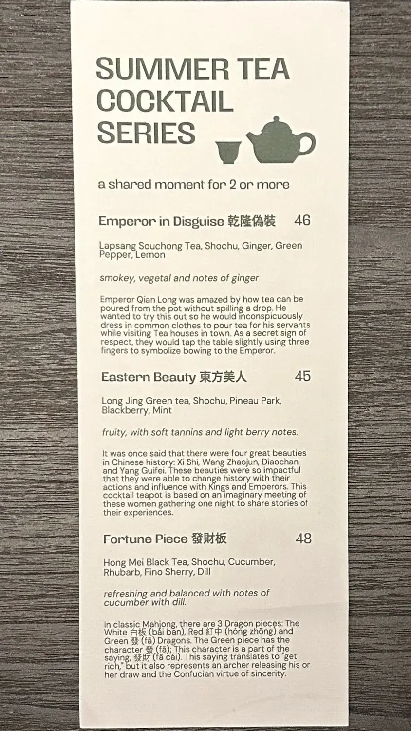 Menu 4