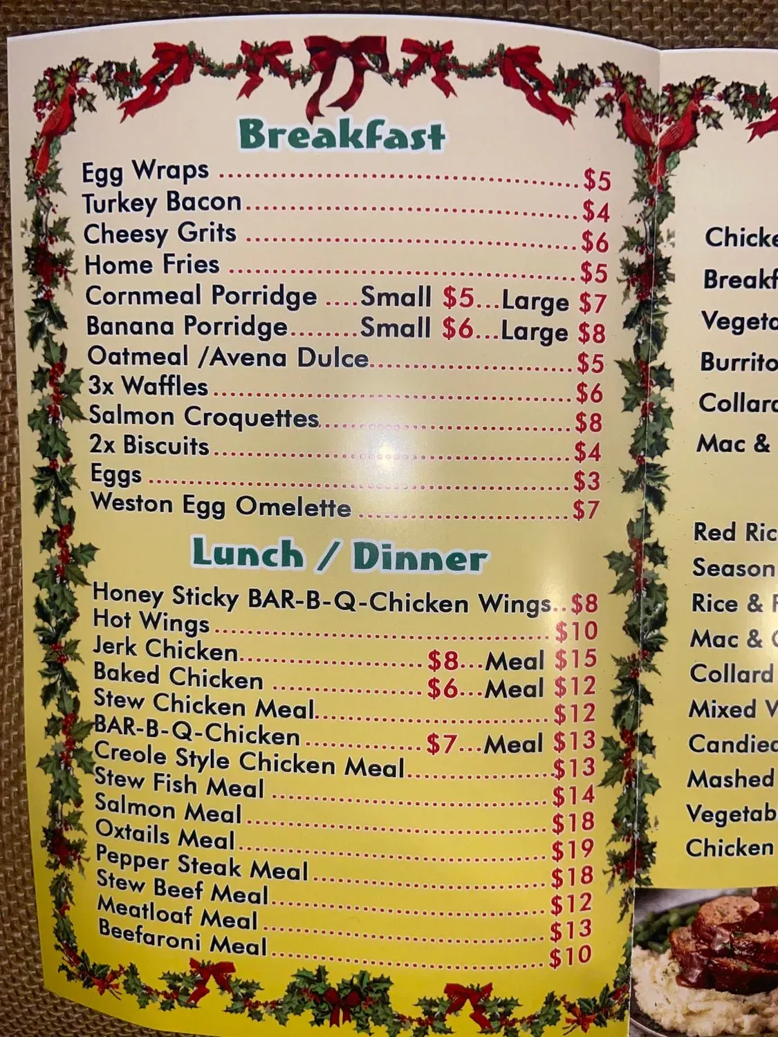 Menu 2