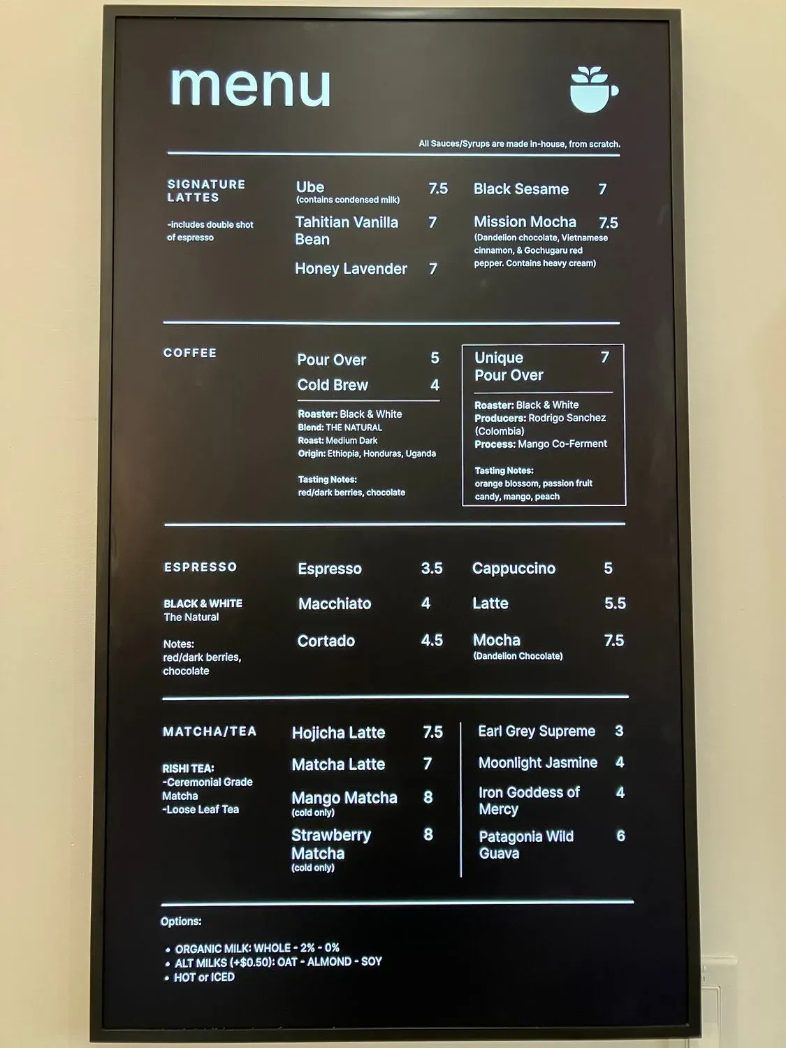 Menu 6