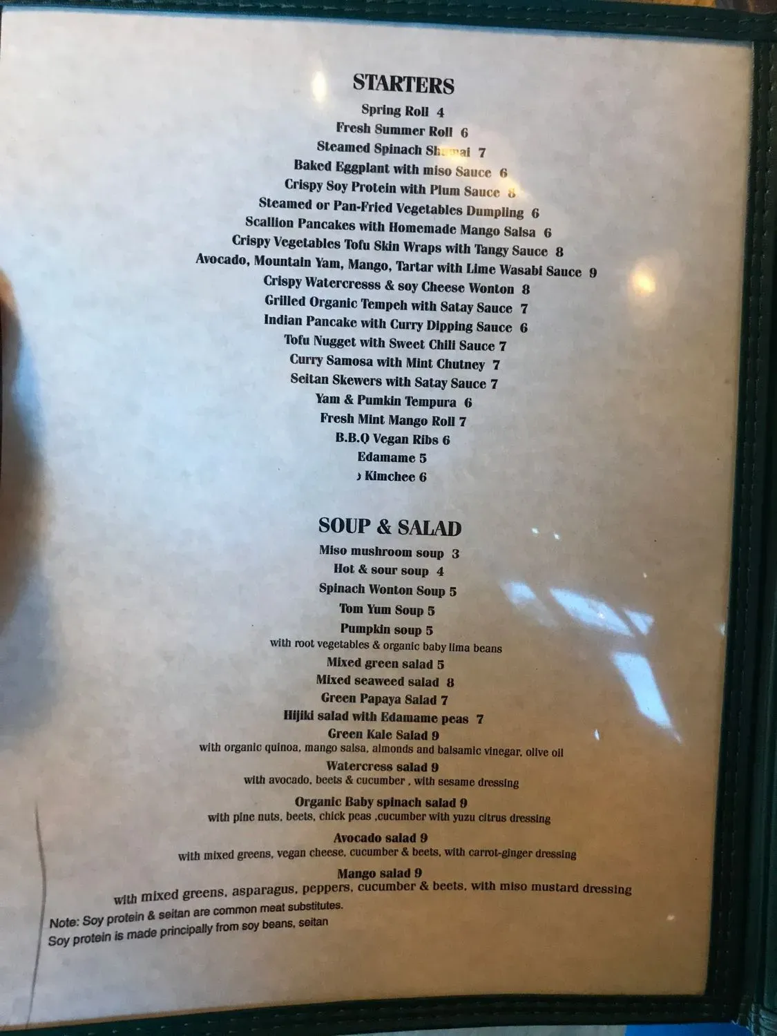 Menu 6