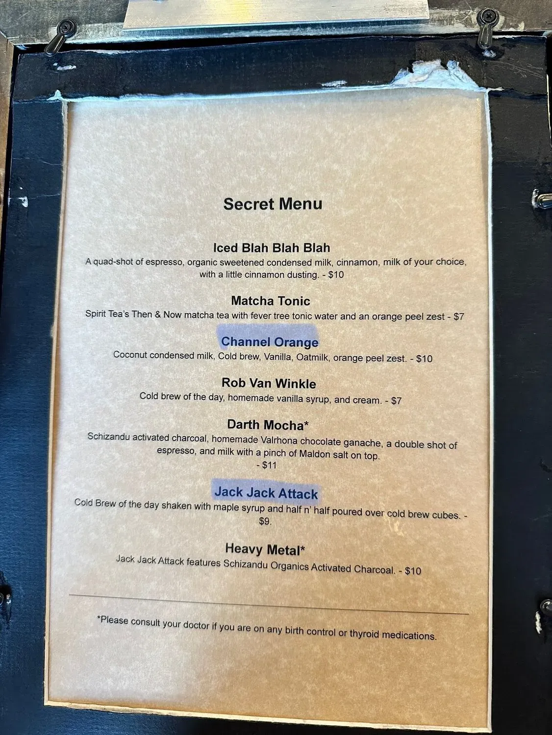 Menu 3