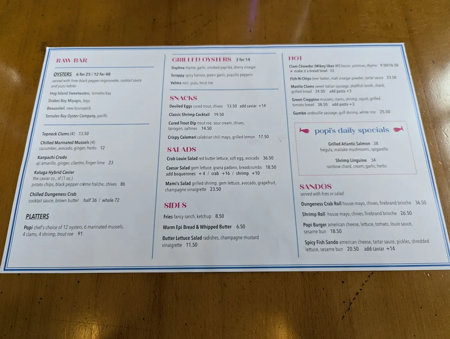 Menu 3