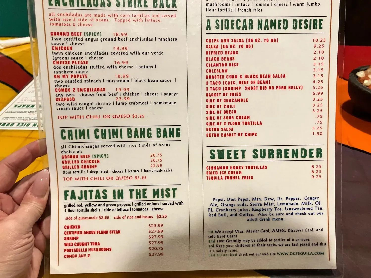 Menu 6