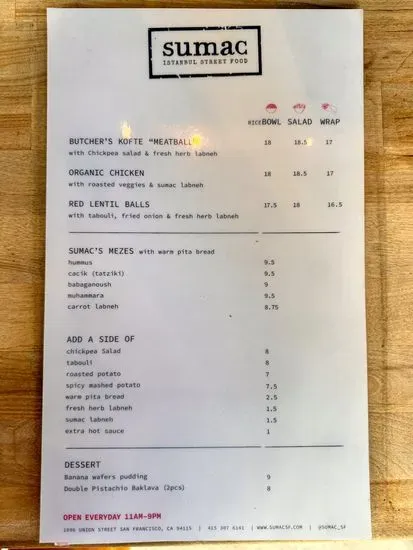 Menu 2