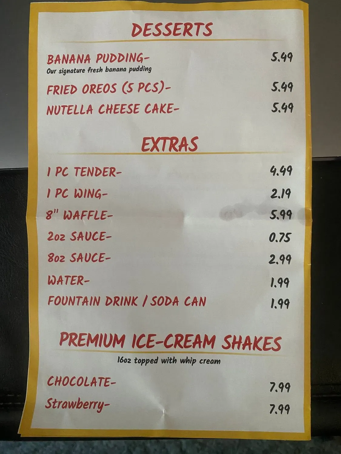 Menu 6