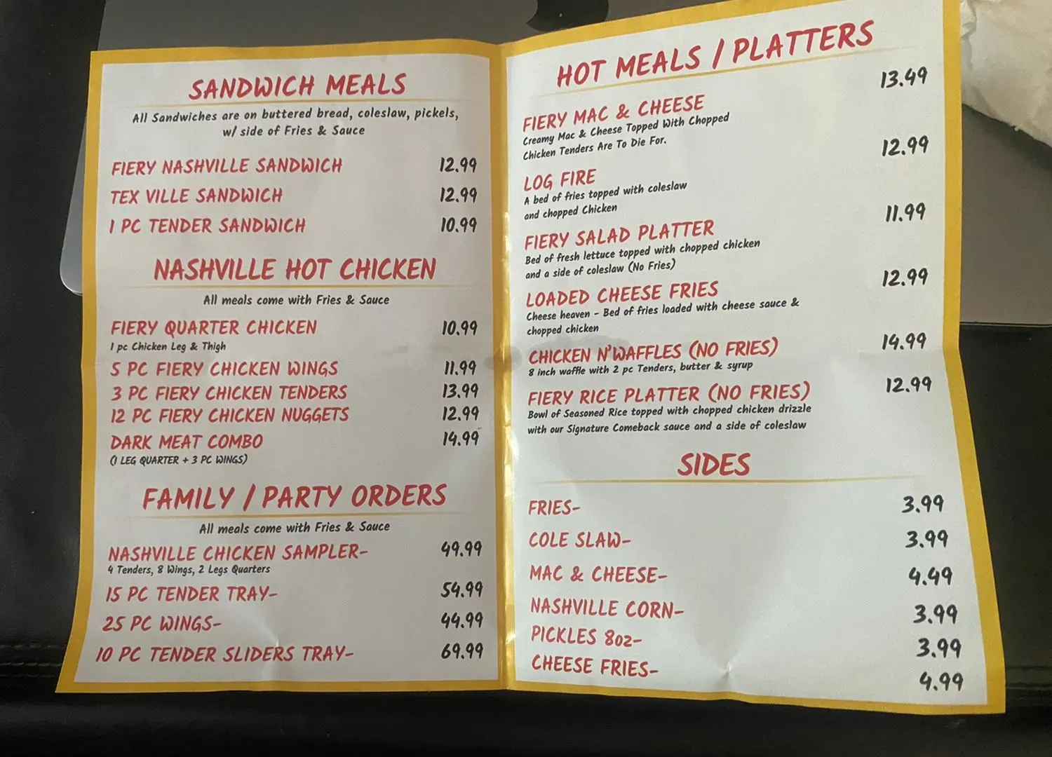 Menu 5