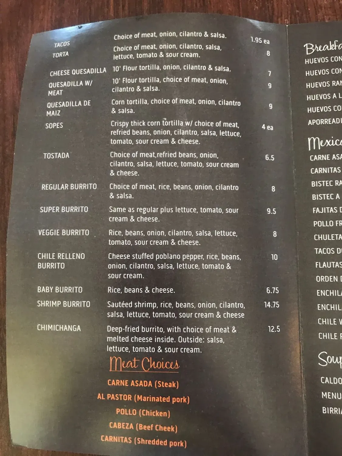 Menu 6