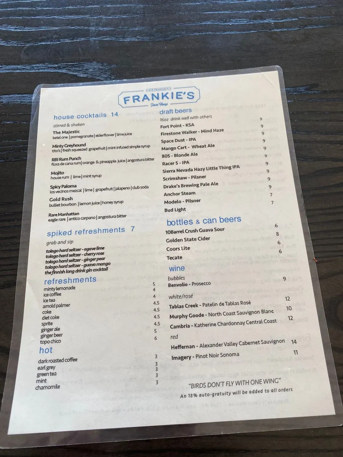 Menu 4