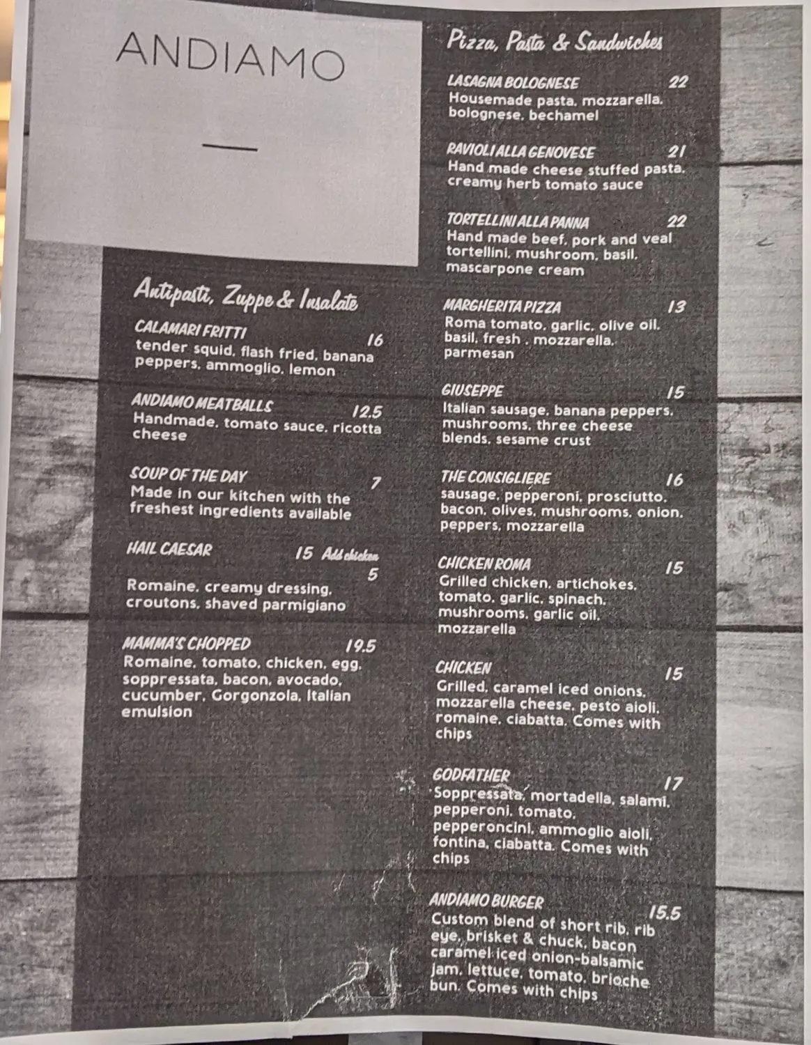 Menu 2