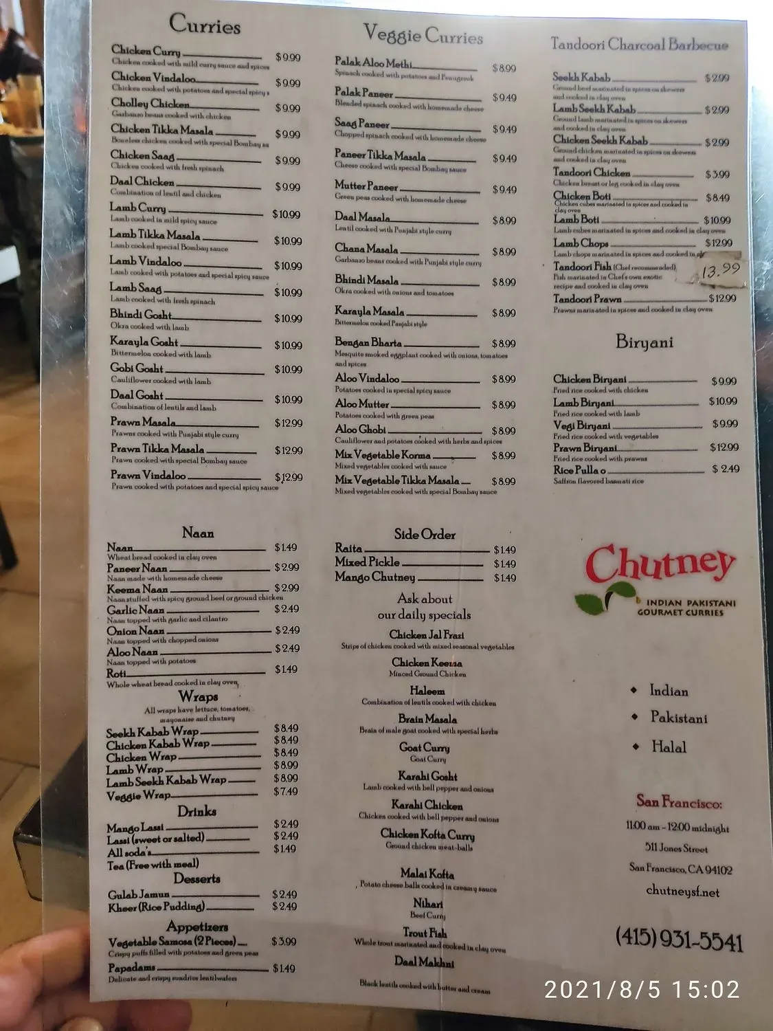 Menu 3