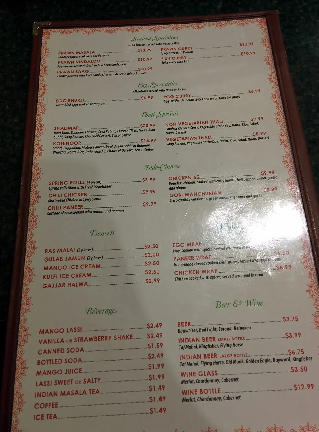 Menu 3