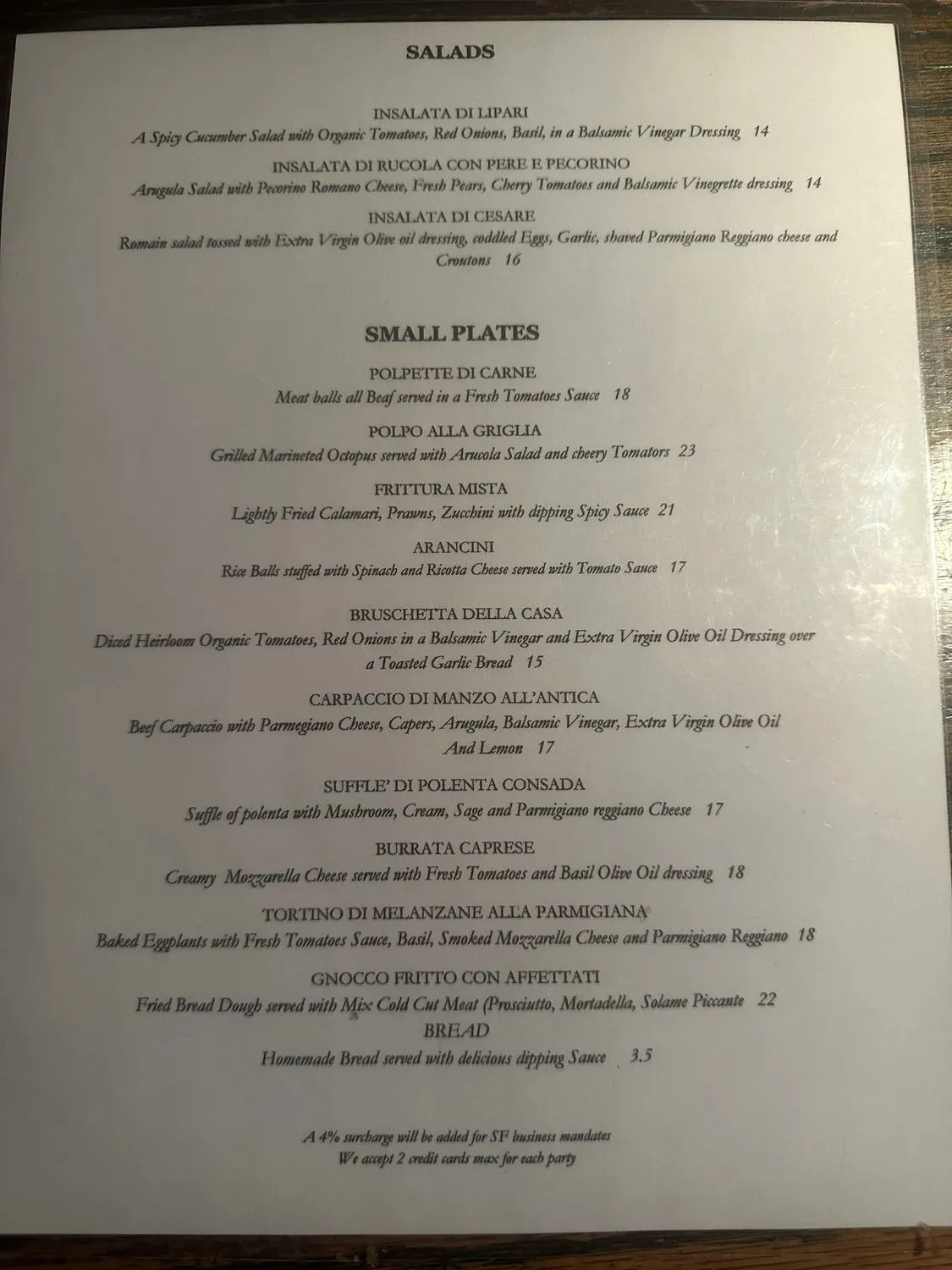 Menu 4