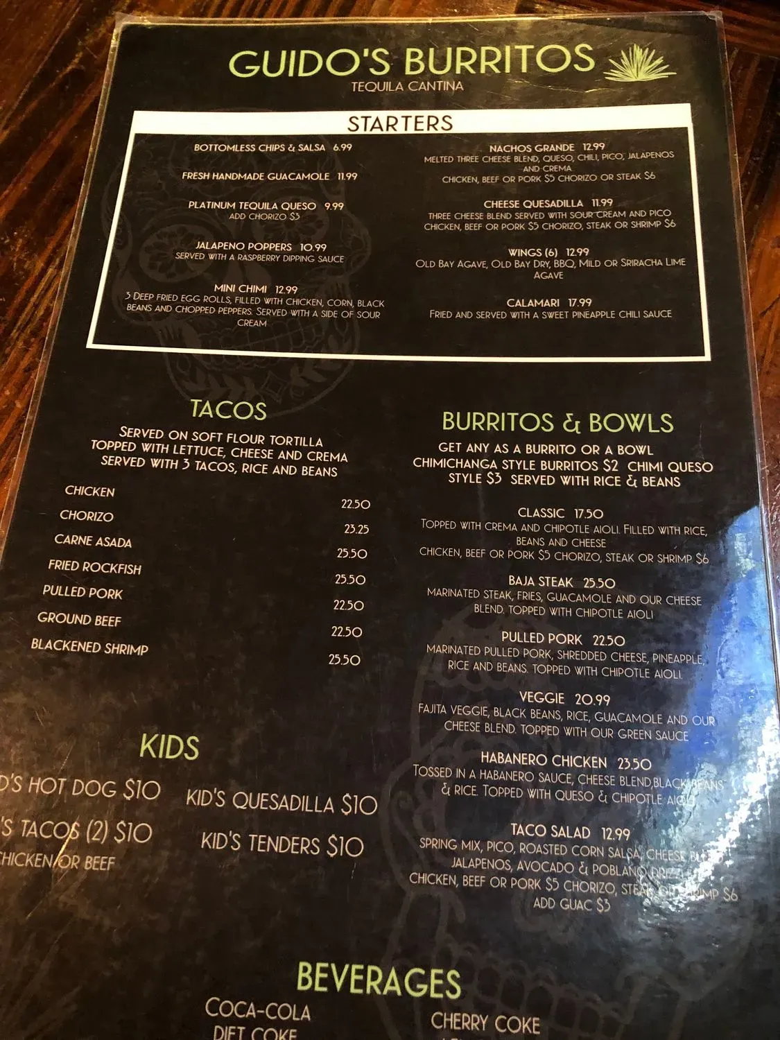 Menu 6