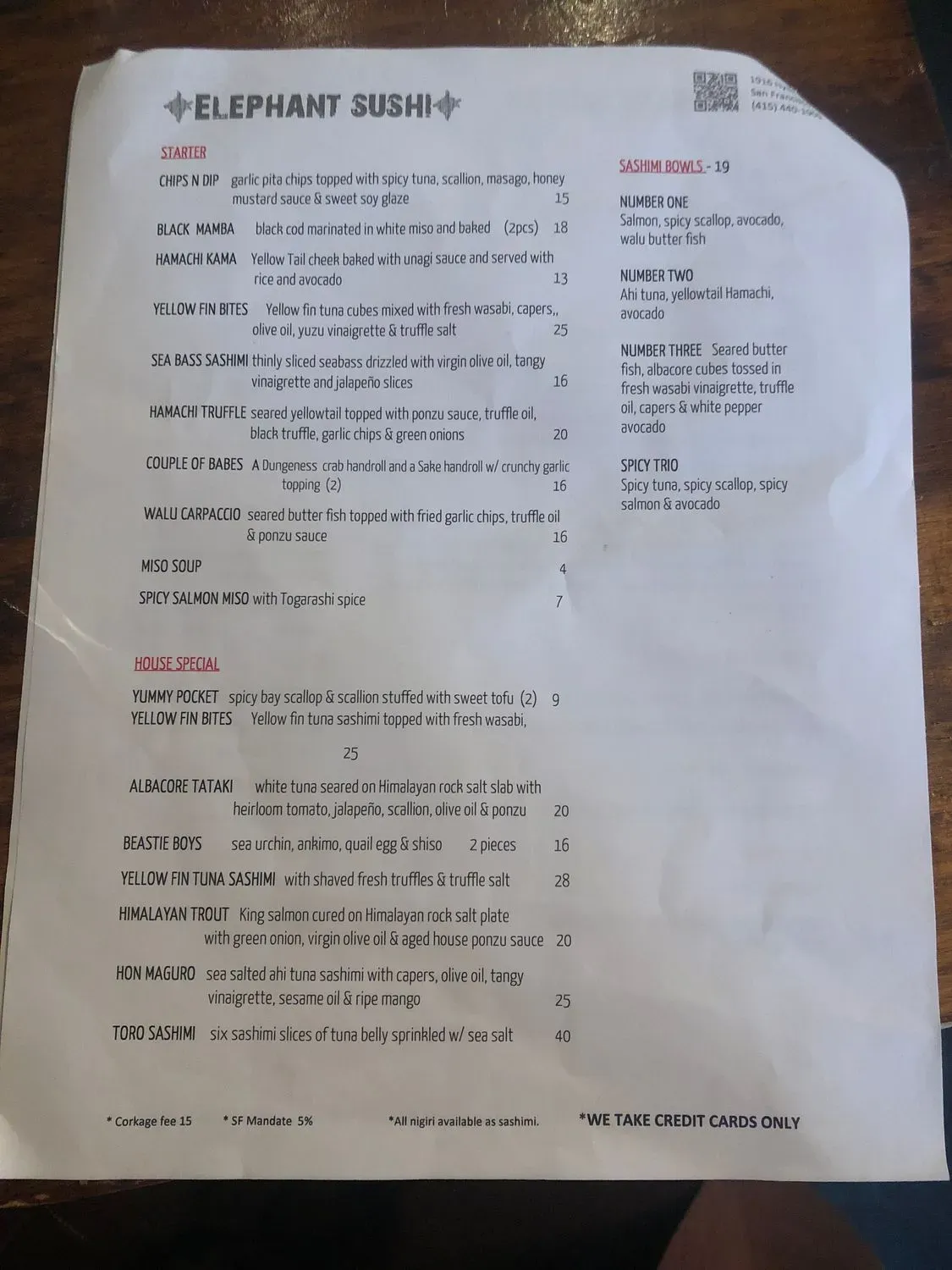 Menu 3